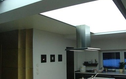 Светопрозрачный потолок для кухни